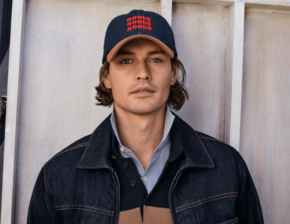 Free Assembly Women's Books Baseball Cap, Navy Denim