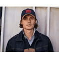 thumbnail image 4 of Free Assembly Women's Books Baseball Cap, Navy Denim, 4 of 4