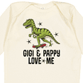 thumbnail image 4 of Inktastic Gigi and Pappy Love Me Grandson Boys Long Sleeve Baby Bodysuit, 4 of 5