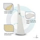 thumbnail image 4 of Cojín Antirreflujo Memory Foam para Adultos Blanca 80 cm x 60 cm x 20 cm, 4 of 7