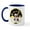 White/Navy Inside, variant on CafePress - Night Flight/Beardie #1 Mug - 11 oz Ceramic Mug - Novelty Coffee Tea Cup