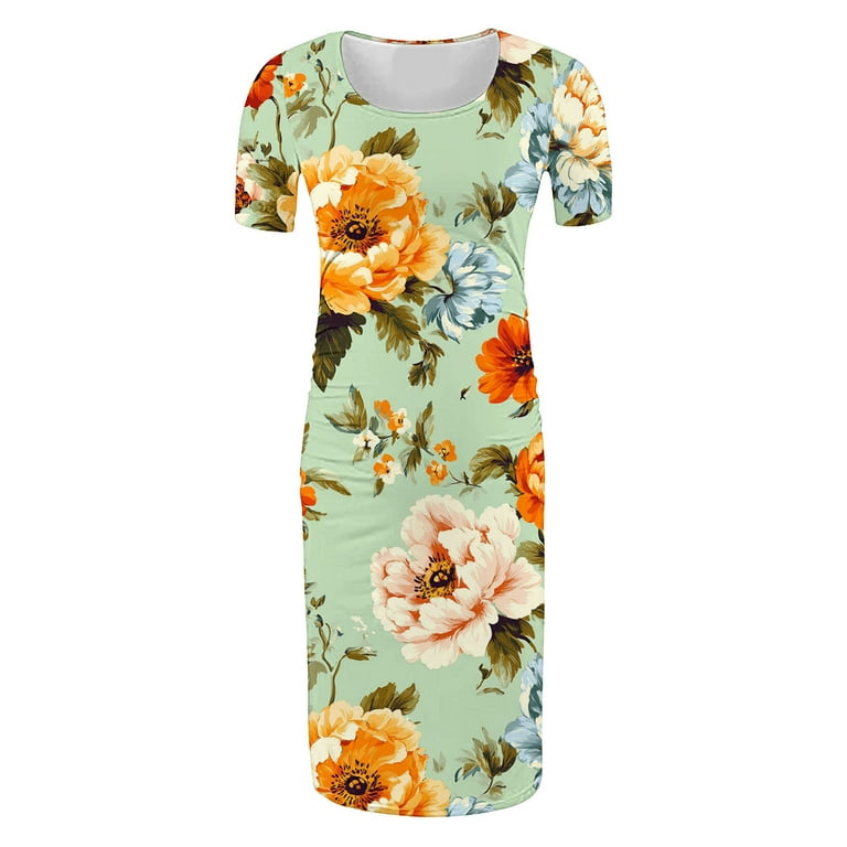 breaise Maternity Summer Short Dress, Women's Maternity Short Sleeve Dresses Casual Fitted Ruched Bodycon Dress for Daily Wearing or Baby Shower - Walmart.com breaise Maternity Summer Short Dress, Women's Maternity Short Sleeve Dresses Casual Fitted Ruched Bodycon Dress for Daily Wearing or Baby Shower - Walmart.com