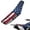 American Flag, variant on KUIFORTI Camouflage Blue Dirt Bike Seat Cover Motorcycle Cushion Cover for CRF YZF WR KXF SXF EXC TC FC125 150 200 Dustproof PU Leather Seat Covers