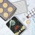 thumbnail image 5 of Yayeee Pot Holders Kitchen Heat Resistant with Pocket 7"x9.8" Cotton Oven Cooking Hot Pads, Red Sitting On The Moon, 5 of 7