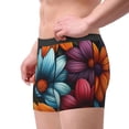 thumbnail image 2 of Fotbe Colorful Blooming Flowers Men’s Total Support Pouch Boxer Briefs, X-Temp Cooling, Moisture-Wicking Underwear, Regular, Long-leg and Trunk-Small, 2 of 6