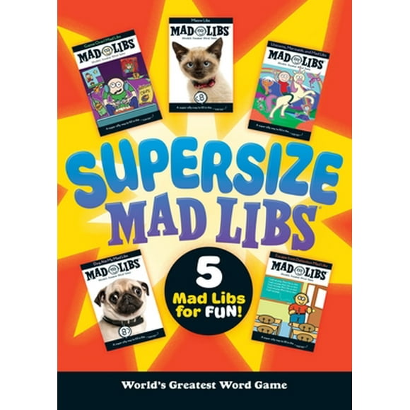 Pre-Owned Supersize Mad Libs: World's Greatest Word Game (Paperback 9781524785062) by Mad Libs