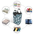 thumbnail image 5 of KLL Forest Rabbit Laundry Hamper,Large Canvas Fabric Lightweight Storage Basket Toy Organizer Dirty Clothes Collapsible Waterproof, 5 of 6