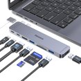 thumbnail image 1 of Adaptador USB C Hub Melelink para MacBook Pro/Air 13-16" 2018-2025, 1 of 8
