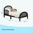 thumbnail image 4 of Graco Olivia Toddler Bed, Black, 4 of 11