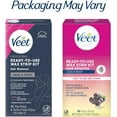 thumbnail image 2 of VEET Sugar Wax Strips For Women's Body Hair Removal, Bikini Hair Removal Kit, Pubic, Dermatologically Tested For Body & Intimate Areas, 40ct Wax Strips with Shea Butter & 4ct Wipes, 2 of 9
