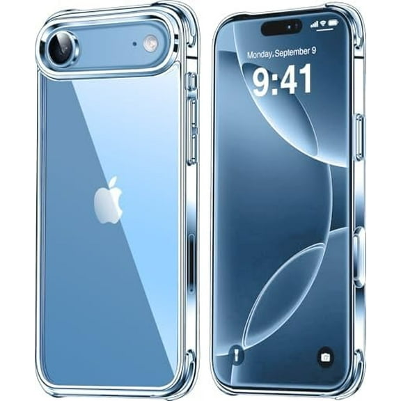 Apple iPhone 17 Transparent Cell Phone Case, Clear