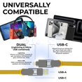 thumbnail image 2 of Rolling Square Incharge Xl 200Cm - Cable Cargador Usb C Cable Lightning Para Smartphone Cable Cargador Universal 6 En 1 Enchufe Usb Amarillo 100W, 2 of 5