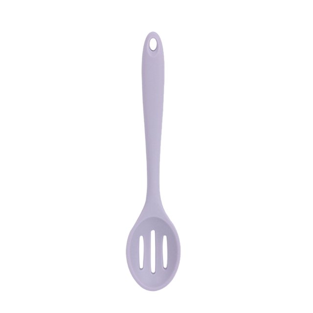 Ounissouiy Cuchara con filtro Resistente al calor Ligereza Convenientes filtros de cocina Almacenamiento fácil Cucharas de cocina flexibles Mostrada Colador color al azar