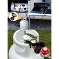 thumbnail image 5 of Universal Propane Tank Gauge for 5-40 Pound LP Tanks, Gas Level Indicator with QCC1/Type 1 Connection for Grill, Heater, RV Camper, 100% Solid Brass, 5 of 6