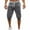 Deep Gray, variant on 2024 New Summer Mens Shorts Men Sport Fitness Jogging Elastic Stretchy Bodybuilding Bermuda Sweatpants Solid Breathable Fashion Swim Trunks Black