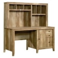 thumbnail image 1 of Pemberly Row Computer Desk with Hutch in Craftsman Oak, 1 of 16