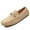 Beige, variant on Men's Casual Loafers Slip On Leather Shoes Comfortable Lightweight Driving Shoes Male Moccasins Classic Penny Loafer Flats Boat Shoes Outdoor Walking Shoes