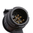 thumbnail image 5 of Car Trailer Truck 13 Pin to 7 Pin Plug Adapter Converter Tow Bar Socket Black, 5 of 5