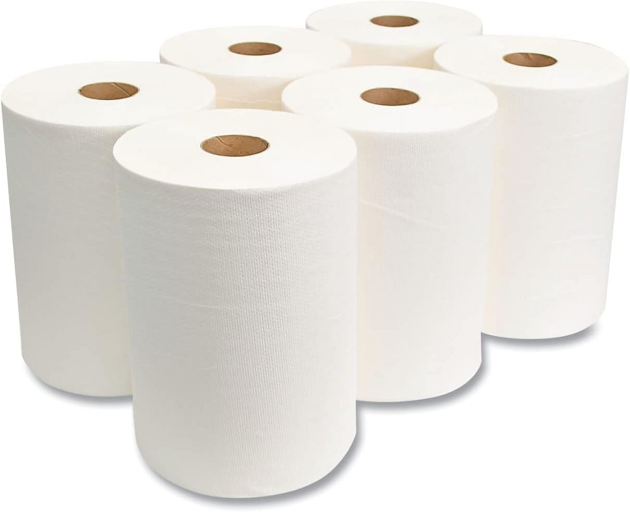 Morcon Paper M610 Hardwound Roll Towels, 1-Ply, 10-Inch x 500 ft, White, 6 Rolls/Carton