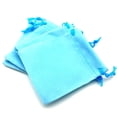 thumbnail image 4 of 50 Unids Soft Rectangle Terce Drawstring Pouch Favor Favor / de Azul Colco Bolsas de lazo de terciopelo, 4 of 8