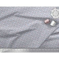 thumbnail image 2 of Soimoi Blue Poly Georgette Fabric Artistic Leaf & Floral Print Fabric by the Yard 42 Inch Wide, 2 of 3