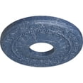 thumbnail image 3 of Ekena Millwork 12 1/8"OD x 3 5/8"ID x 7/8"P Nadia Ceiling Medallion (Fits Canopies up to 4 7/8"), Hand-Painted Americana Crackle, 3 of 8
