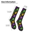 thumbnail image 5 of Balery Mardi Gras1 Fun Novelty Socks Men'S Women'S Crew Socks Funny Crazy Novelty Socks Quirky And Cool Socks, 5 of 9