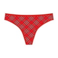 thumbnail image 4 of Holiday Time Women's Christmas Jersey Thong, Underwear 7 Pack, S-XXL, 4 of 10