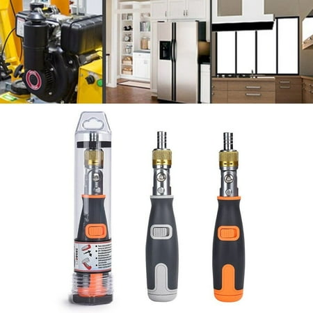 

10-In-1 Screwdriver Multi-functional Multi-angle Household Ratchet Screwdriver