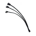 thumbnail image 3 of Mainboard CPU 4 PIN Fan Extention Cables PWM 4P Adapter Cable Computer Case Mainboard 4 PIN Power Cables Connectors Fan Splitter (Black), 3 of 6