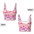 thumbnail image 6 of Sports Bra For Women, Multicolor Cow Print Sports Bras For Women High Support, Workout Tank Tops Woman With Removable Cups, 6 of 8