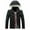 Black, variant on AOOCHASLIY 2023 Men Fall Coat Men's Fashion Fall and Winter Stitching Warm Hooded Casual Jacket Cotton Clothes
