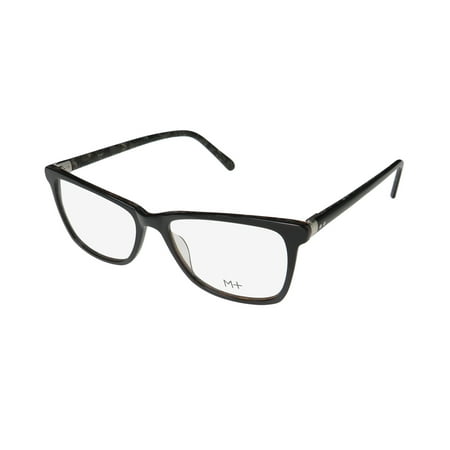 NEW M+ 3007 WOMENS/LADIES CAT EYE FULL-RIM BLACK MARBLE FRAME DEMO LENSES 54-16-150 EYEGLASSES/SPECTACLES