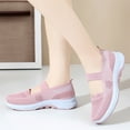 thumbnail image 5 of CAICJ98 Women’S Sneakers Women's Casual shoes Air Cushion Slip-on Orthopedic Diabetic Walking Shoes with Arch Support Knit Casual Comfort Outdoor Shoes,Pink, 5 of 5