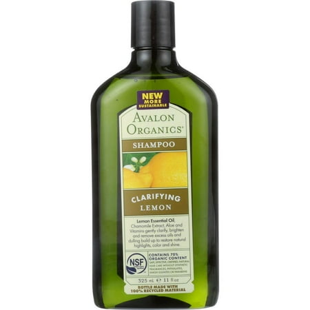 Avalon Organics Lemon Clarifying Shampoo, 11 Fl Oz (Pack Of 1)
