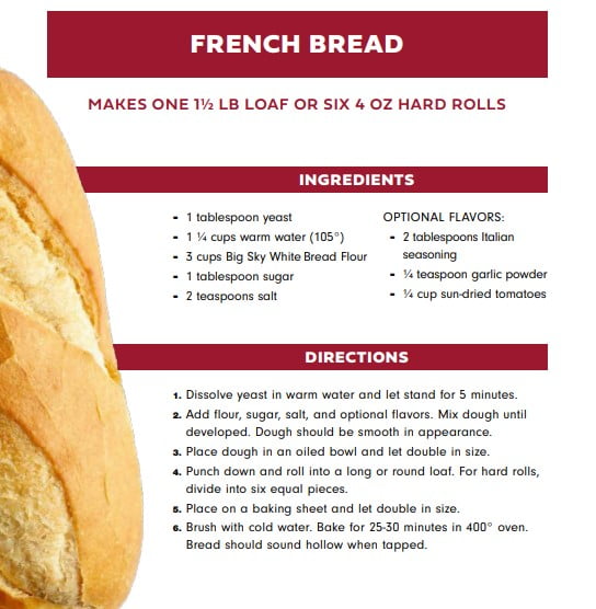 Wheat Montana Bakery, White Unbleached Bread Flour, Non-GMO Verified, Certified Kosher, 5 lbs