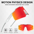 thumbnail image 3 of Gafas Deportivas OULAIQI Polarizadas Livianas UV400 Unisex, 3 of 6