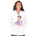 thumbnail image 3 of Betty Namaste For Breast Cancer Cure Women Plus Size Zipper Hoodie Brisco Brands 2X, 3 of 5