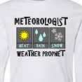 thumbnail image 4 of Inktastic Meteorologist Weather Prophet Long Sleeve Youth T-Shirt, 4 of 5