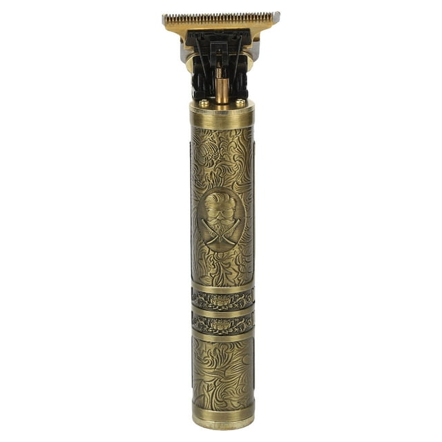 Cortadora de cabello eléctrica, cortadora de cabello Cortadora de cabello dorada vintage Cortadora de cabello creada magistralmente