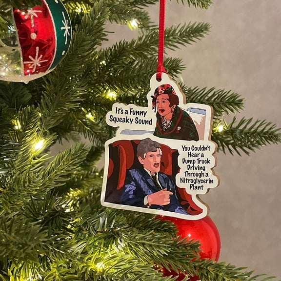 Aunt Bethany & Uncle Lewis It's A Funny Squeaky Sound" Christmas Ornament - National Lampoons Christmas Vacation Handcut Handmade"