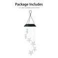 EEEkit Solar Wind Chimes, Color Changing LED Wind Chime Blue Star