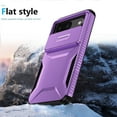 thumbnail image 2 of Allyechgroup Google Pixel 8 Pro Case with Screen Protector, Sliding Camera Lens Protective Heavy Duty Shockproof Anti-Scratch Bumper Protective Phone Case for Google Pixel 8 Pro, Purple, 2 of 6