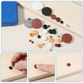 thumbnail image 4 of Uxcell 120Pcs Plastic Hole Plugs, 9/16"(14mm) Screw Caps Cover Knockout Locking Plugs, Yellow, 4 of 7