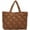 Large-brown, variant on Quilted Tote Bag Puffer Bag Purse for Women Lightweight Quilted Bag Puffy Shoulder Bag Quilted Padded Handbag
