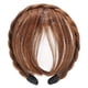 thumbnail image 1 of FERCAISH Flequillo de pelo frontal Pelucas Diadema Flequillo de pelo frontal Extensiones de cabello con flecos Pelucas sintéticas Diadema para mujeres y niñas (marrón claro), 1 of 5