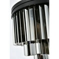 thumbnail image 6 of Urban Classic Sydney 9 light Matte Black Flush Mount Silver Shade (Grey) Royal Cut Crystal, 6 of 9