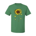 thumbnail image 2 of You Are My Sunshine Skull And Sunflower Inspirational/Christian Men's Graphic T-Shirt, Kelly, Small, 2 of 3