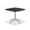 Silver, variant on Iceberg CaféWorks Café Table, 42" Square, Gray