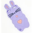 thumbnail image 1 of iPod Touch 5/6 Case, iPod Touch 7 Case, Fashion Cute 3D Cute Purple Rabbit Kids Girls Lady Protective Cases Soft Case, 1 of 5